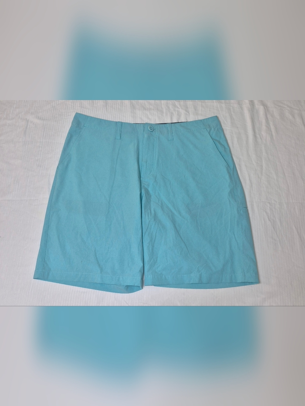 Salt Life Men's Aqua Flat-Front Shorts
